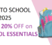 Back To School Sale 2025