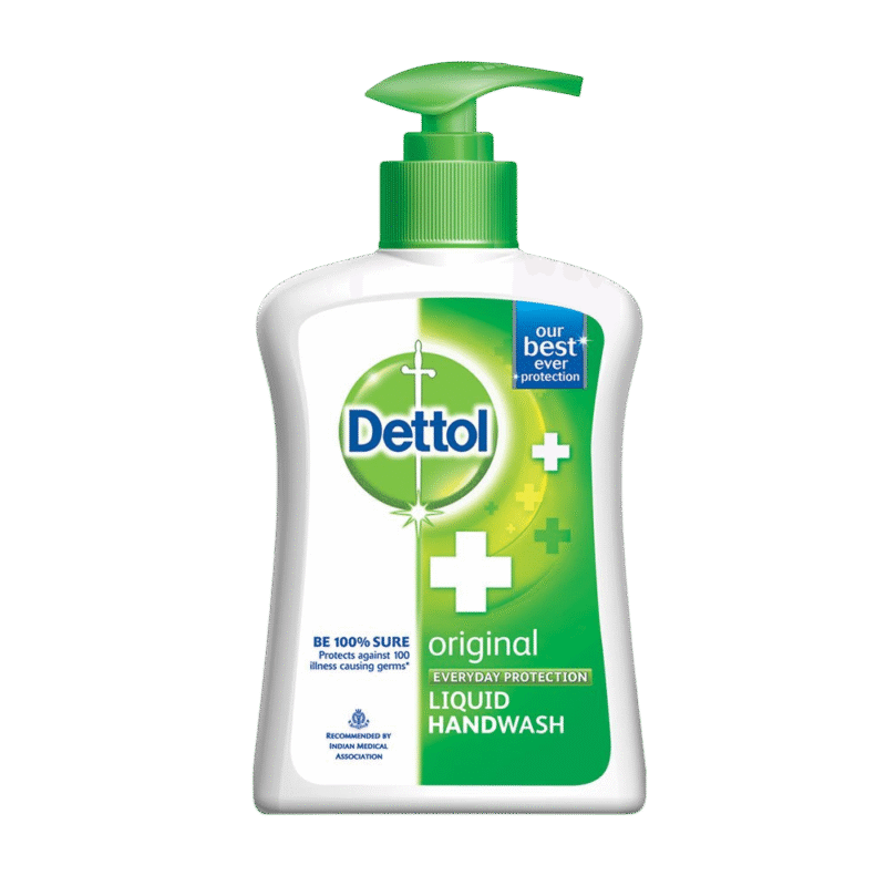 Dettol Hand Wash Liquid 200ml Bottle – Original