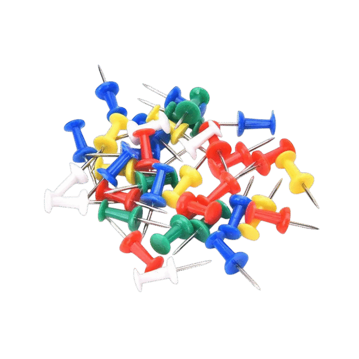 Mutunci Pin Notice Board Pins – Multi-Colored Push Pins for Display Boards ...