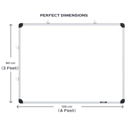 3x4 ft White Board – Large Wall-Mounted