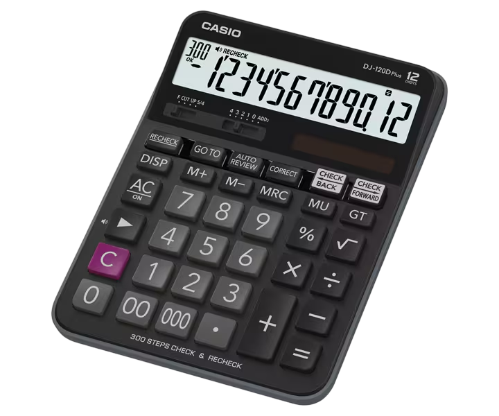 DJ-120D 12-Digit Desktop Calculator